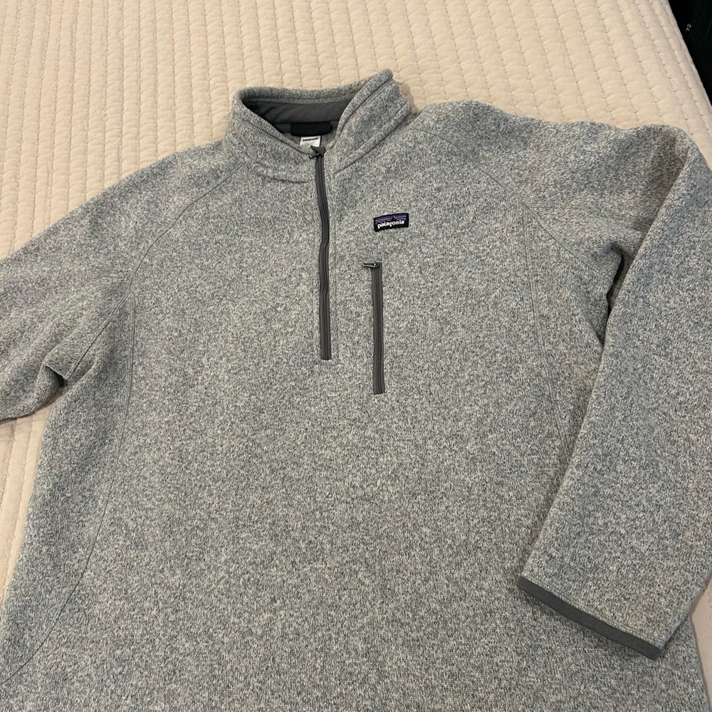 Patagonia Gray Men's Better Sweater 1/4 Zip